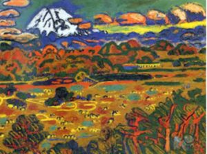 梅原龍三郎　富士山